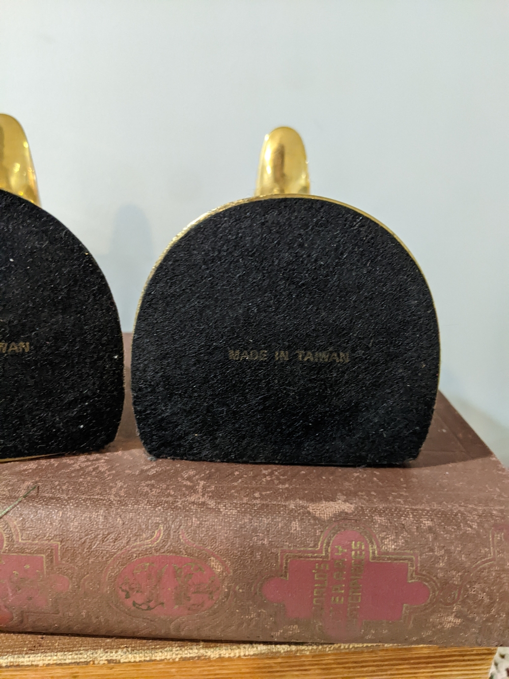 Vintage Solid Brass Duck Head Bookends - New Old Stock With Original Box - Picture 5 of 6